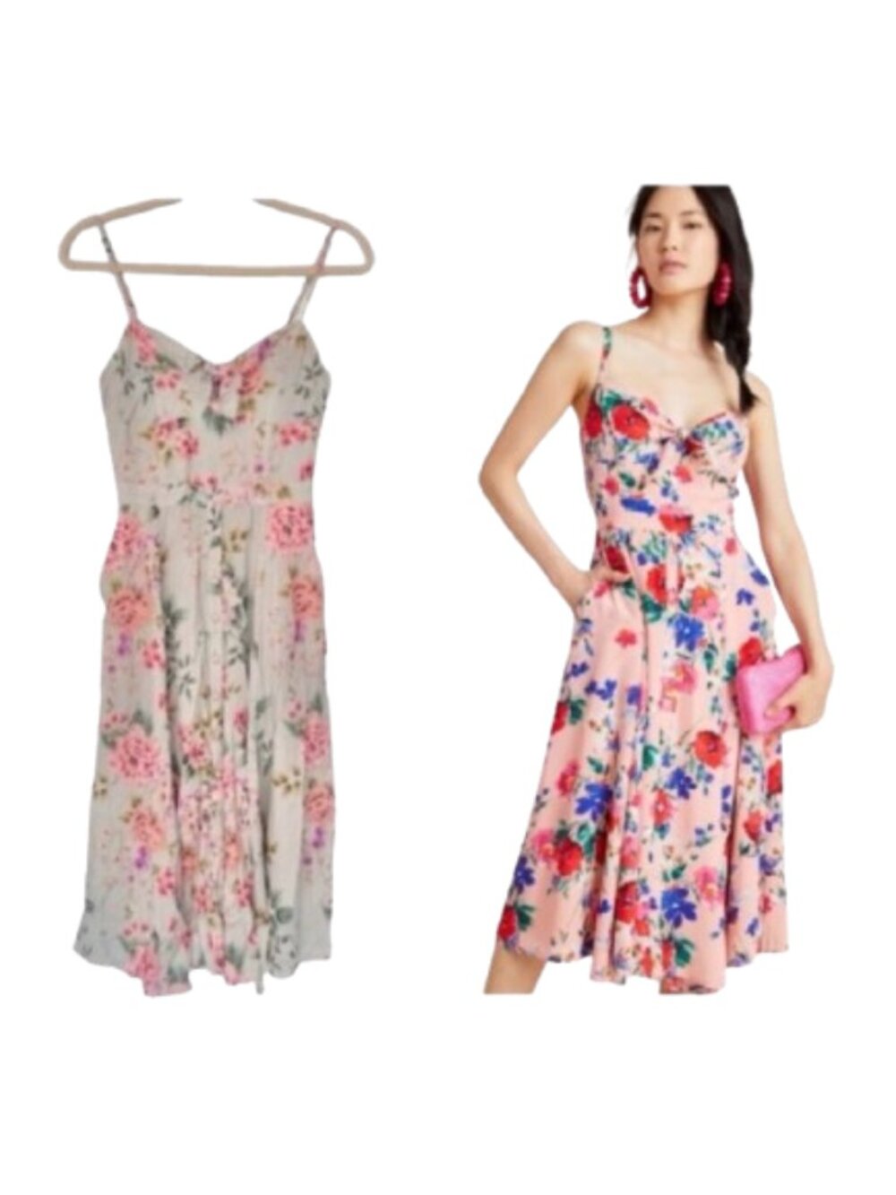 Yumi Kim Julia Silk Midi Dress